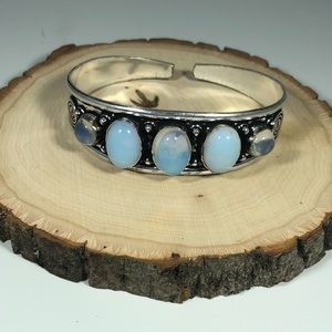Opalite Cuff. Very nice stones with beautiful tooling on sides.